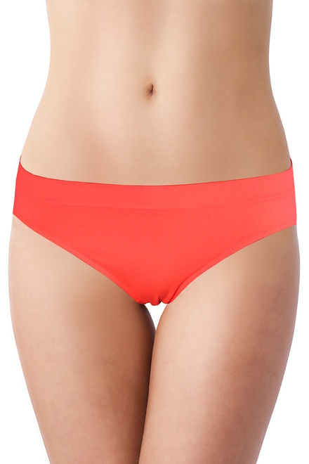 Brigita bezešvé kalhotky oranžová velikost: L