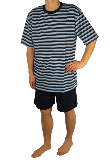 Edgar pánské pyžamo šedomodrá velikost: 3XL