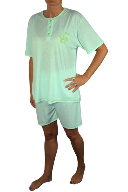 Ambroza dámské pyžamo světle zelená velikost: L