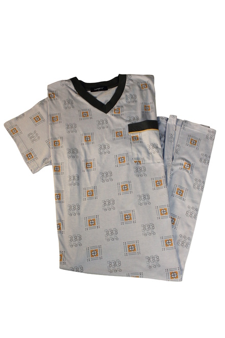 Lemon Loop pánská noční košile světle šedá velikost: XL