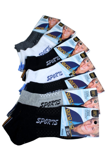 Sport 75 kotníčkové ponožky černá velikost: 9-10 let