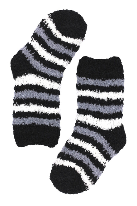 Žinilkové dětské ponožky tmavě šedá velikost: 3-4 roky