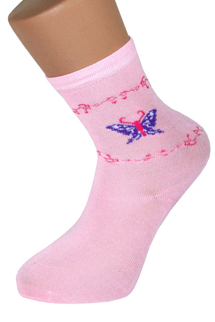 Dámské ponožky s motýlem - 3bal MIX velikost: 37-42