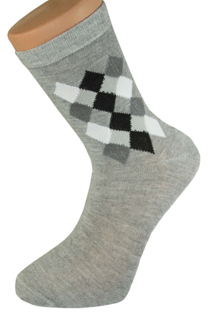 Klasické bavlněné ponožky  - 3pack MIX velikost: 43-46