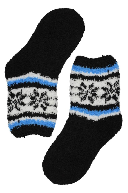 Dětské chlupaté ponožky 3 páry MIX velikost: 35-38
