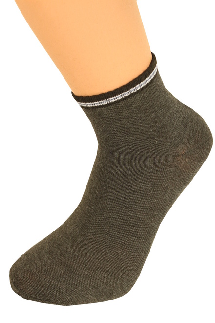 Nízké bavlněné ponožky pro muže 3 páry MIX velikost: 43-46
