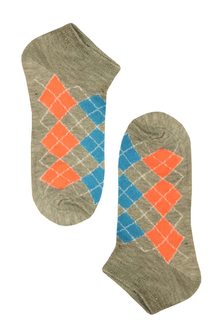 Ponožky kostka šedá velikost: 39-42