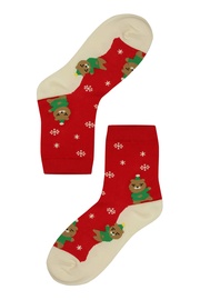 Veselí medvídci dámské vánoční ponožky