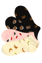 Veselé dámské kotničkové ponožky OW01