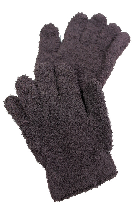 Žinilkové rukavičky 3-4 roky tmavě hnědá velikost: 3-4 roky