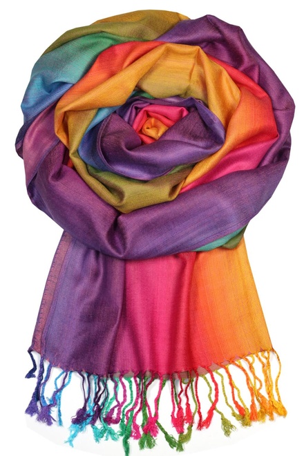 Rainbow - elegantní šála