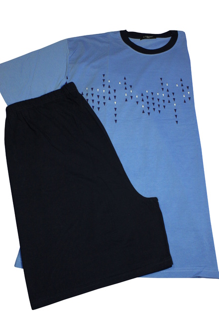 Zeno pánské pyžamo modrá velikost: 4XL
