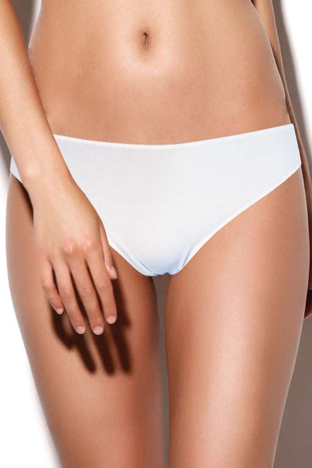 Janessa bavlněné kalhotky brazilky - 3ks bílá velikost: M