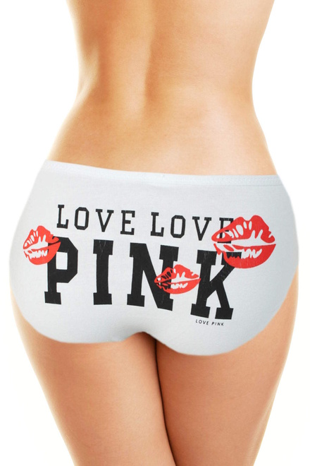 Pink Love kalhotky - trojbal MIX velikost: L