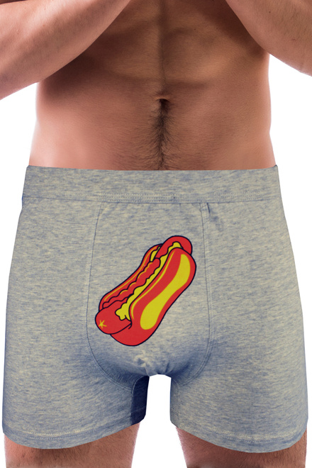 Hot Dog boxerky bílá velikost: L