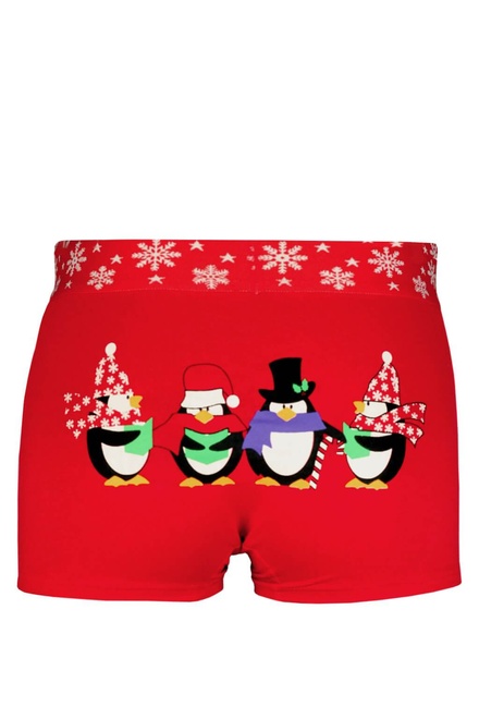 Vánoční edice - boxerky s vánočním potiskem MIX velikost: XXL