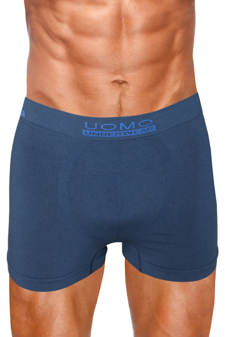 Pireus boxerky bezešvé - dvojbalení tmavě modrá velikost: M