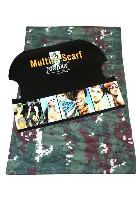 Značkový multifunkční šátek khaki