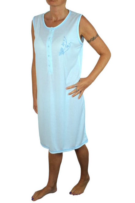 Dajana dámská noční košile světle modrá velikost: L