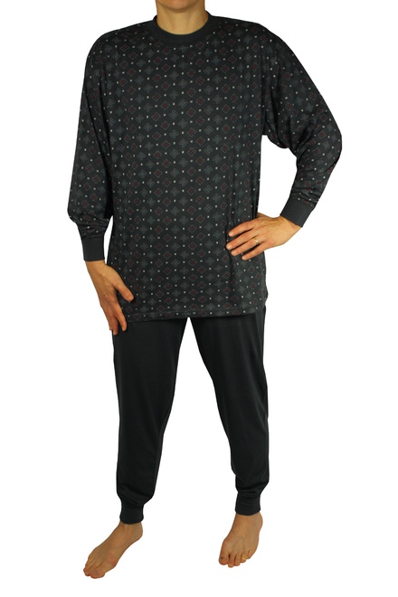Kirk pánské pyžamo tmavě šedá velikost: L