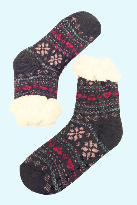 Zdravotní maxi hřejivé domácí ponožky
