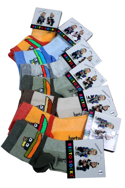 Berto socks dětské ponožky světle hnědá velikost: 0-1 rok