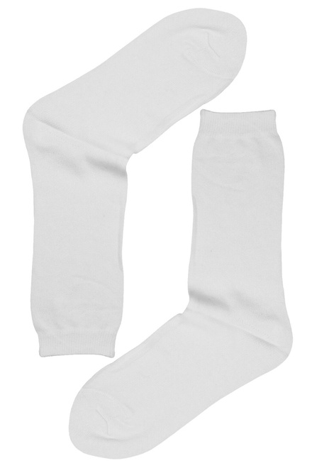 Dámské jednobarevné ponožky 421-5 párů bílá velikost: 39-42