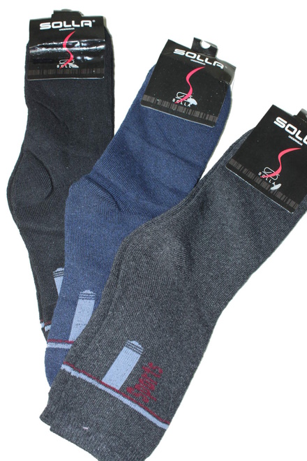 Jowe Solla teplé ponožky - 3bal MIX velikost: L