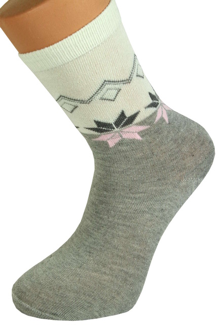 Dámské bavlněné ponožky - 3bal MIX velikost: 35-38