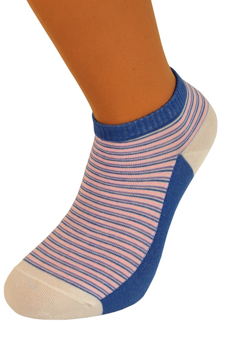 Dámské kotníčkové ponožky 3 páry MIX velikost: 38-42