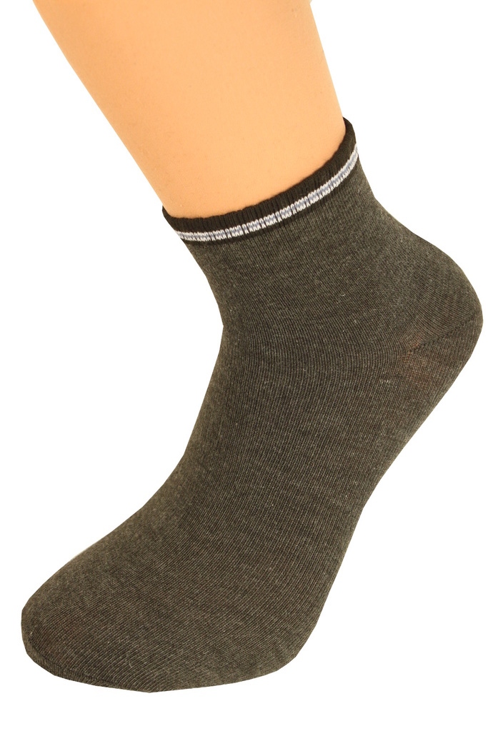 Nízké bavlněné ponožky pro muže 3 páry