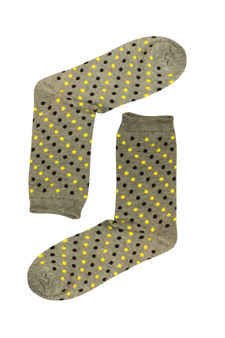 Ponožky malý puntík šedá velikost: 35-39