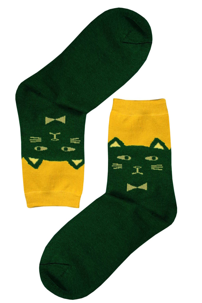 Veselé ponožky kočka