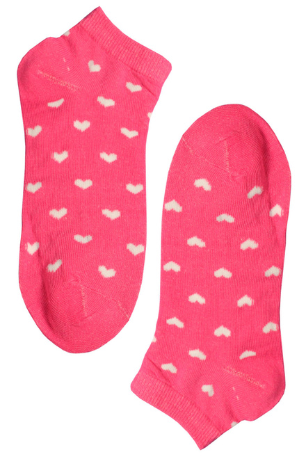 Little Hearts kotníčkové ponožky 3ks MIX velikost: 39-42