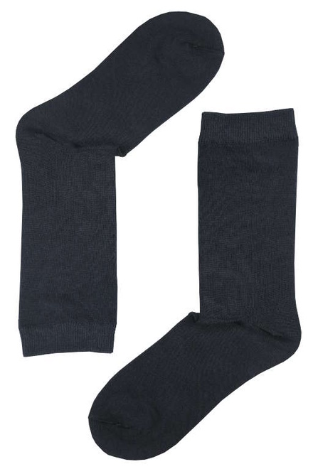 Dámské jednobarevné bambusové ponožky černá velikost: 38-42