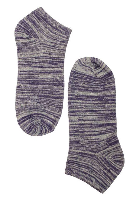 Dámské žíhané bavlněné ponožky