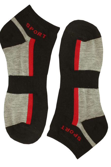 Sportovní pánské kotníčkové ponožky - 3 páry MIX velikost: 40-44
