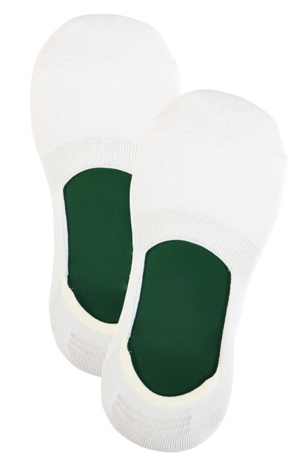 Invisible pánské skryté ponožky bambusové - 5 párů bílá velikost: 39-42