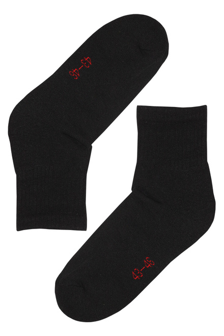 Sport froté ponožky MW3401B - 3páry černá velikost: 39-42