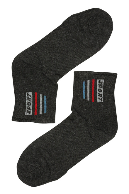 Levné pánské sportovní ponožky bamboo ZN-356 3Pack MIX velikost: 43-47