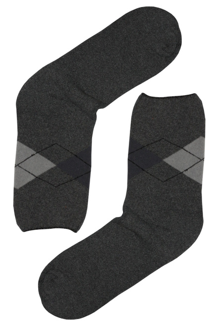 Thermo bambusové ponožky bez lemu JM202 - 2Bal černá velikost: 43-47