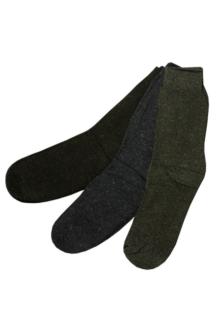 Termo pracovní ponožky GY-2994 - 3bal vícebarevná velikost: 39-42