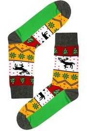 Veselé ponožky s vánočním motivem zn. Avangard