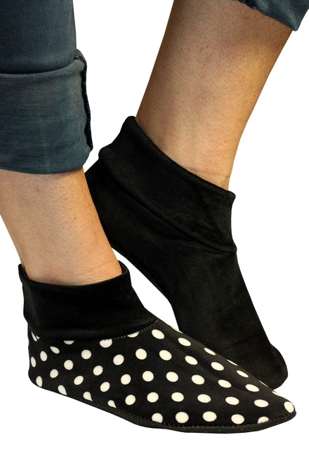 Janine ponožkoboty dámské domácí 5095 - 2bal černá velikost: 39-42