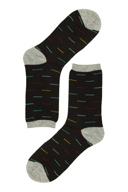 Dámské ponožky s proužky CZ405 - 5 párů vícebarevná velikost: 39-42
