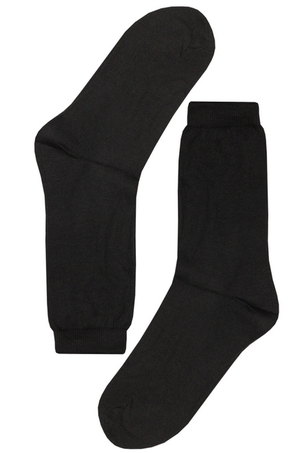 Pánské bambusové denní ponožky B-5056-5 párů černá velikost: 43-46