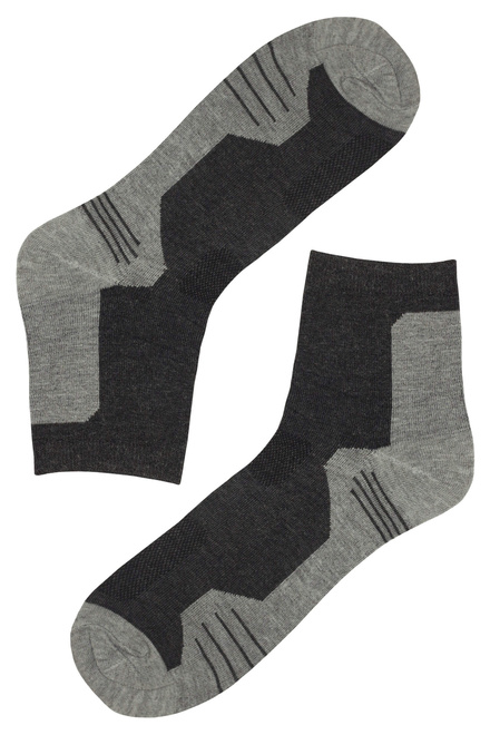 Polovysoké pánské bavlněné ponožky ZH6609 - 3 páry