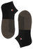 Kvalitní kotníčkové kotníčkové bavlněné ponožky CM150 - 3 páry (vícebarevná, 44-47)