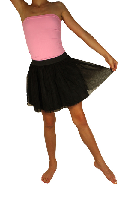 Dívčí tylová sukně Little Witch černá velikost: 11-12 let