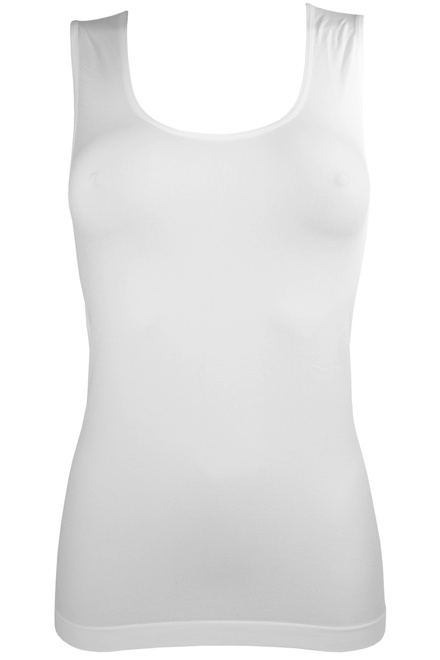 Erna Greenice dámské bezešvé tílko bílá velikost: XL